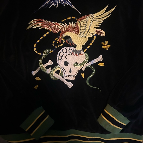 NWOT Straight to hell L velvet jacket - Picture 5 of 6